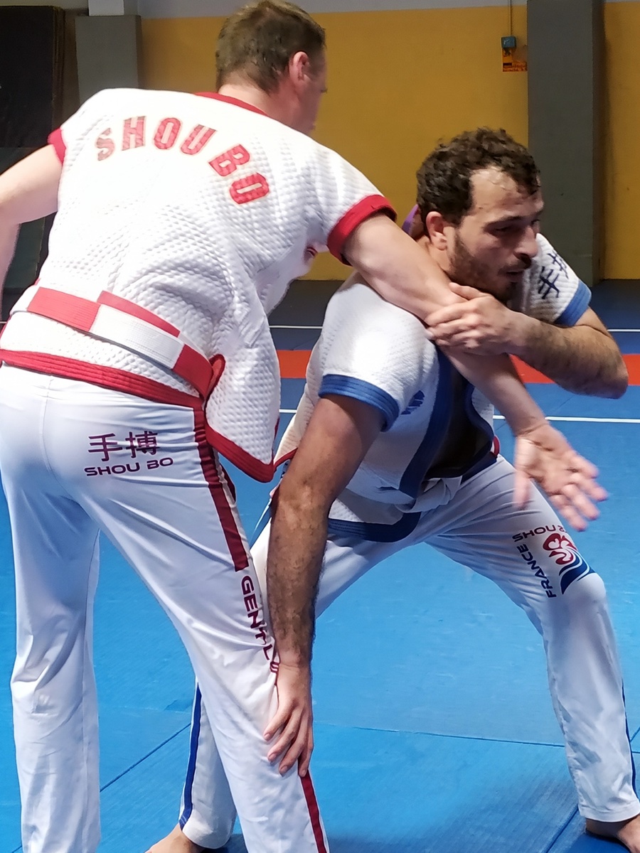 Spyros Mosios practising Shuai Jiao