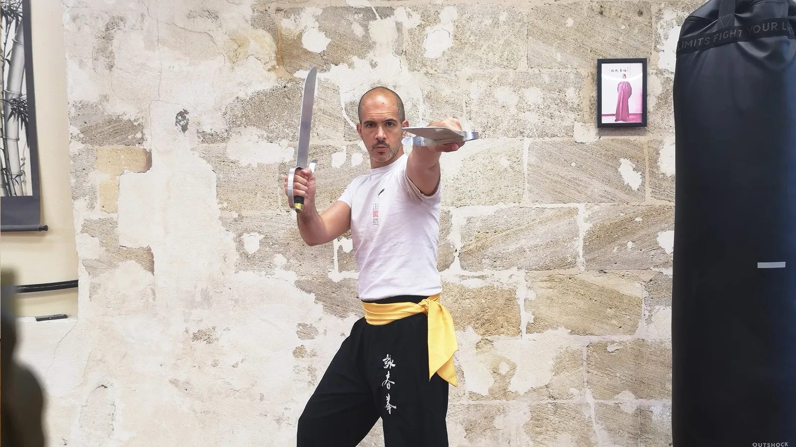 Forme des couteaux papillons Bart Jarn Dao (八斬刀) — niveau 8